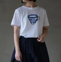 【R&D.M.Co- 】オールドマンズテーラー TEA CUP Tシャツ　Lのサムネイル
