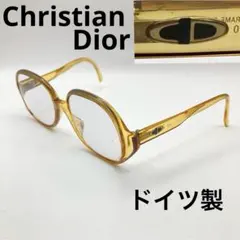 【美品】クリスチャンディオール　ヴィンテージメガネ　ドイツ製　2076 CDロゴ