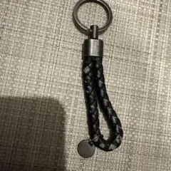ボッテガ　レザー 編み込み キーリング キーホルダー