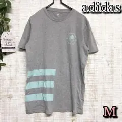 【adidas】アディダス　トップス　M　半袖　スポーツパフォーマンスロゴ