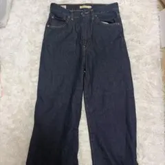 LEVI'S リーバイスプレミアム★リブケージ ワイドレッグデニムパンツ 28
