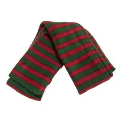 クリスマス カラー ボーダー 緑 赤 マフラー コスプレ
