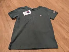 チャンピオン　キッズ　Tシャツ　子供服　半袖　130　緑　新品未使用