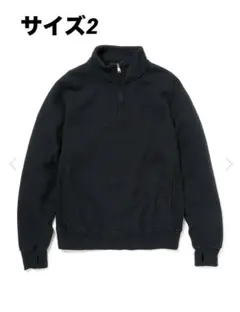 25ss MARINER HALF ZIP SWEATネイビー サイズ2