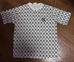 MLB Tシャツ NYロゴ 総柄 Sサイズ 正規品