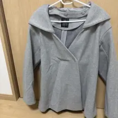 elvence DEUX グレー フード付きコート