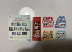 一番くじ ディズニー G賞 クリアブックマーク&ステッカーセット