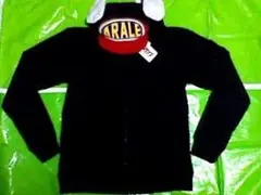Dr.スランプ アラレちゃん なりきり パーカー 黒 L キャップ付き 帽子