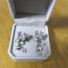 ANNA SUI蝶と星のモチーフ ピアス(両耳用)2way