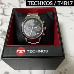 TECHNOS テクノス 腕時計 T4B17 ソーラー クロノグラフ 元箱付き