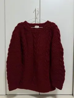vintage wool 100% knit ニット ウール100%
