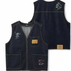 XLARGE ラインストーン デニムベストのサムネイル