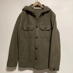 エンポリオアルマーニ 2019 19AW ウール フーデッド CPOジャケットのサムネイル