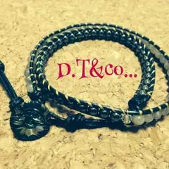 新作！！✨スワロフスキー・   天然石ラップブレス✨