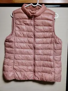 ピンク ダウンベスト LLサイズ