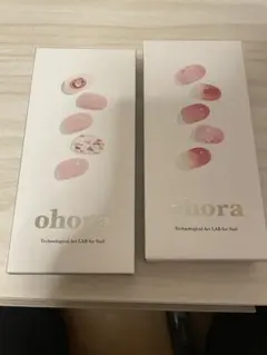 ohora ネイルシール ピンク系 2セット