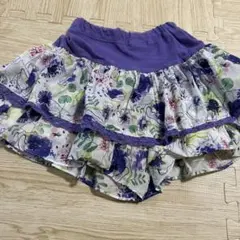 アナスイミニ　花柄キュロットスカート 　150cm