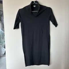 LAKOLE 黒 Mサイズ カットソーワンピース