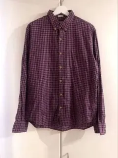 J.CREW チェック柄長袖シャツ　Lサイズ