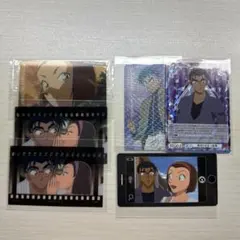 名探偵コナン 鈴木園子 京極真 カード6枚セット コナンカフェ コースター