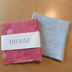 motta ハンカチ 2枚セット ドット柄のサムネイル