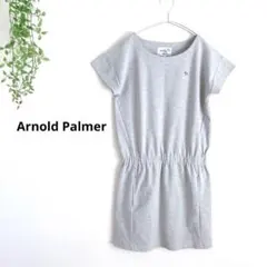 アーノルドパーマー✨美品✨チュニックワンピース　スウェットワンピ　傘ロゴのサムネイル