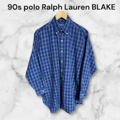 90s Vintage Ralph Lauren Blake チェック　シャツ