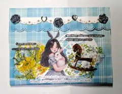 おすそ分け海外マステ、人物、ペットテープ100枚以上、蛇腹ファイルセット