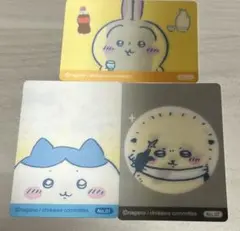 ちいかわ カード うさぎ　ハチワレ　ラッコのサムネイル