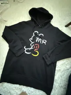 ミッキー柄ブラックパーカー