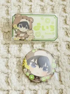 潔世一 ファボテリア 缶バッチ　アクリルバッジ ネームプレート