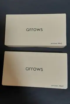 arrows we2 ブルー グリーン　2台セット　DOCOMO　新品