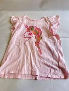 H&M ユニコーンTシャツ ピンク 134/140