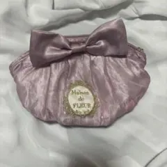 Maison de FLEUR リボン ポーチ ラベンダー メゾンドフルール