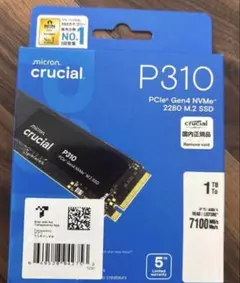 M.2SSD Crucial(クルーシャル) P310 1TB - メルカリ