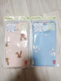 ユニクロ　半袖　ボディスーツ　80サイズ