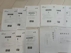 【新小5】ena 適性検査 I II セット【おまけあり】