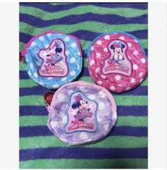 ディズニーランド パルパル　ミニーファンダーランド　ポーチ カプセルトイ 3つ