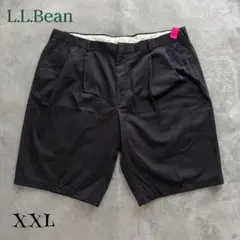 大きいサイズ L.L.Bean 2タック チノショーツ 黒 XXL相当のサムネイル