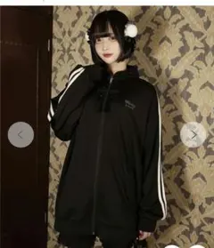Whinny カリスマニート　きゃわたん　ジャージ　ブラックのサムネイル