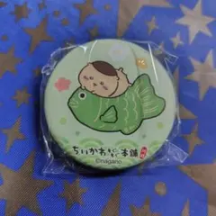 ちいかわもぐもぐ本舗★缶バッジ★川越店1周年記念★くりまんじゅう