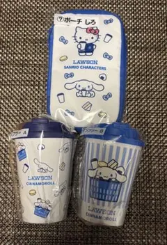ローソン1番くじサンリオキャラクターズ 50周年記念商品3点セット