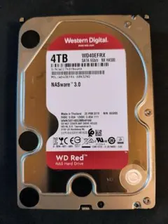 WD Red 4TB HDD WD40EFRX CMR SMART正常 - メルカリ