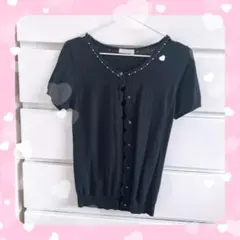 TRUDEA ドルディア レディース カーディガン トップス 通勤服 パール