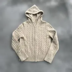 90s OLD UNIQLOジップアップニットtech系Y2K