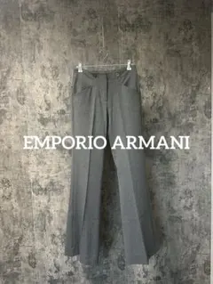 emporio armani 90s ワイドスラックス グレー - メルカリ