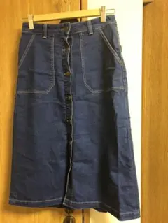 デニムスカート　ハイウエスト　ZARA