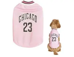 犬服 XXL CHICAGO 23 メッシュタンク ピンクのサムネイル
