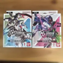新品未開封 ガンダムカードゲーム スタートデッキ2種 ボーナスパック付き