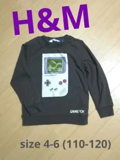 H&M 海外ブランド 子供服 GAMEBOY スウェット トレーナー